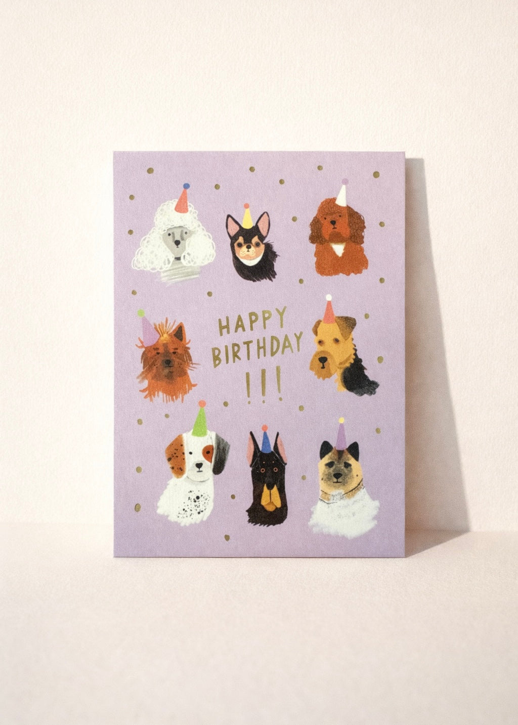 Karte 'Happy Birthday' Dogs