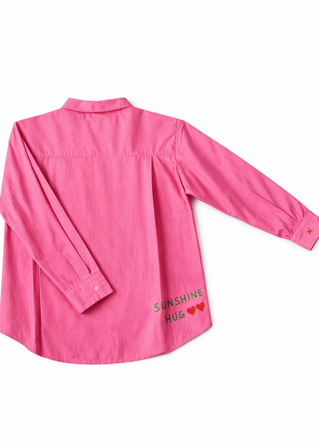 Bluse mit Stickerei 'Pink'