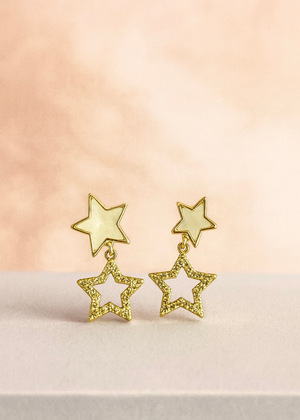 Ohrstecker mit Anhänger &#39;Stars&#39;