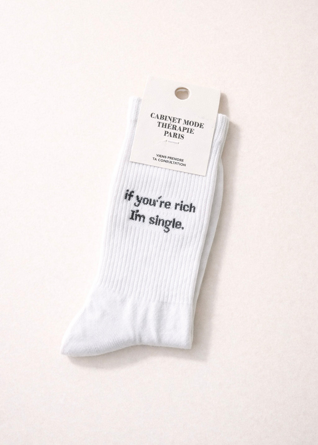 Socken 'If you're rich...'