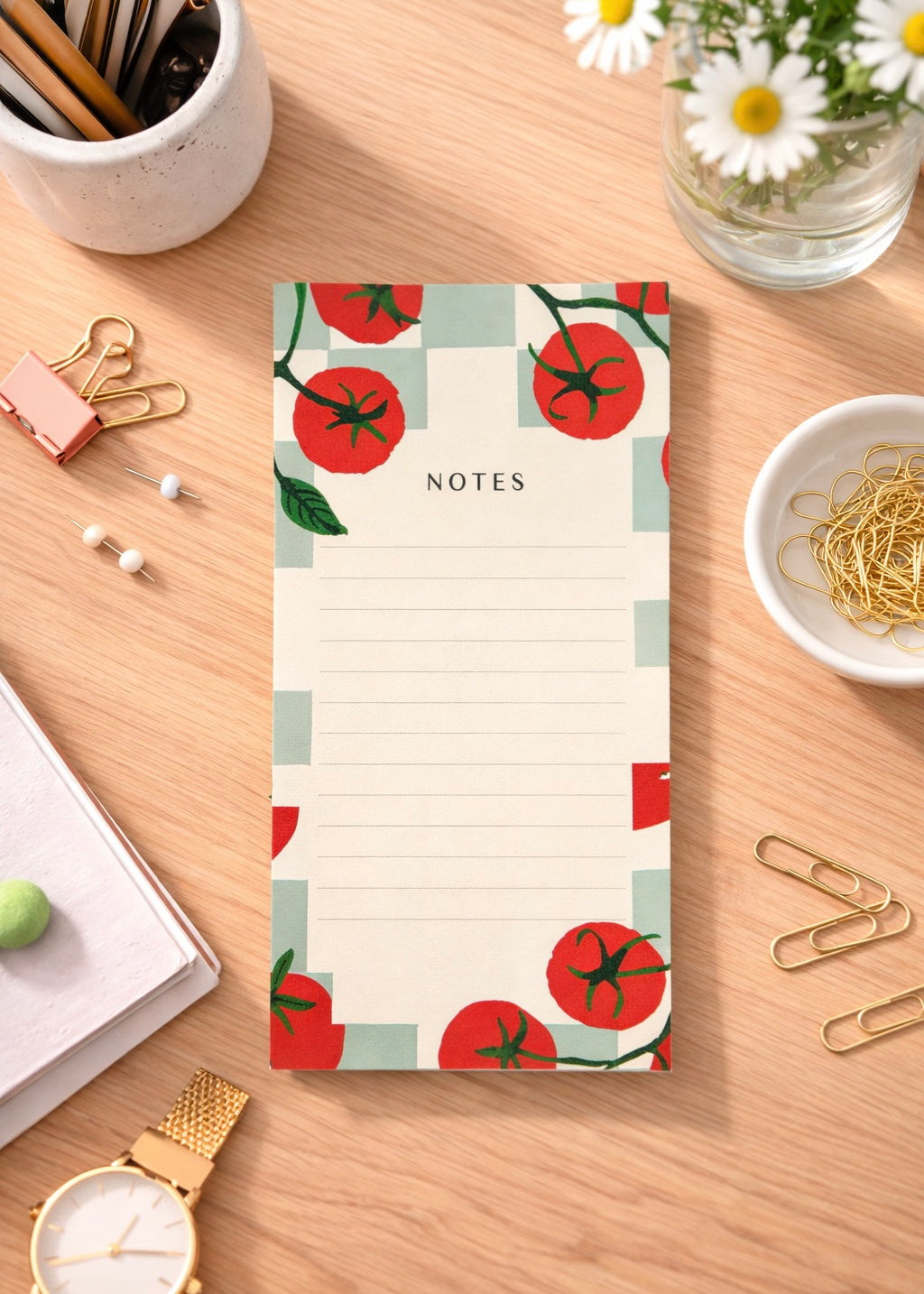 Notizblock Tomate