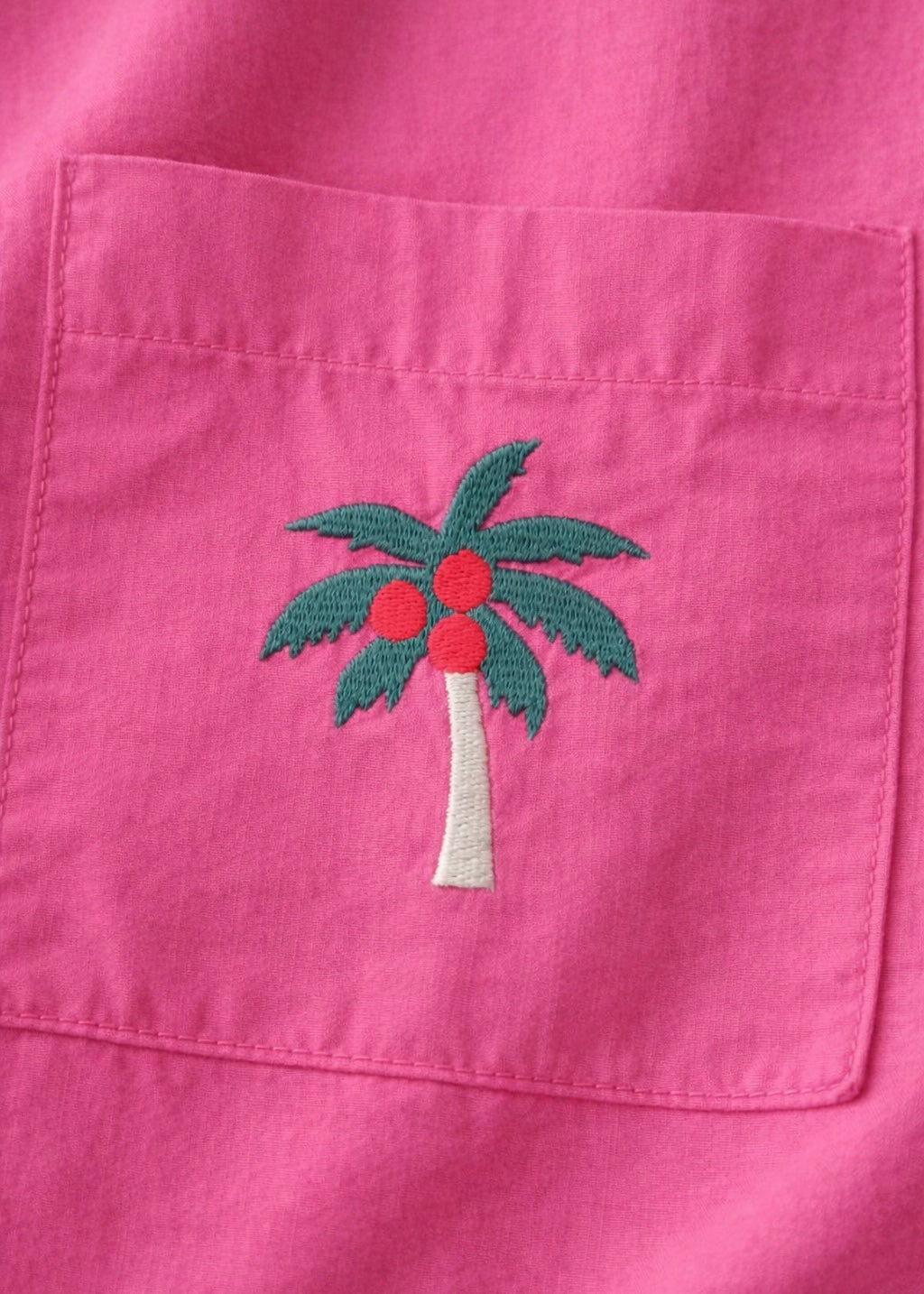 Bluse mit Stickerei 'Pink'