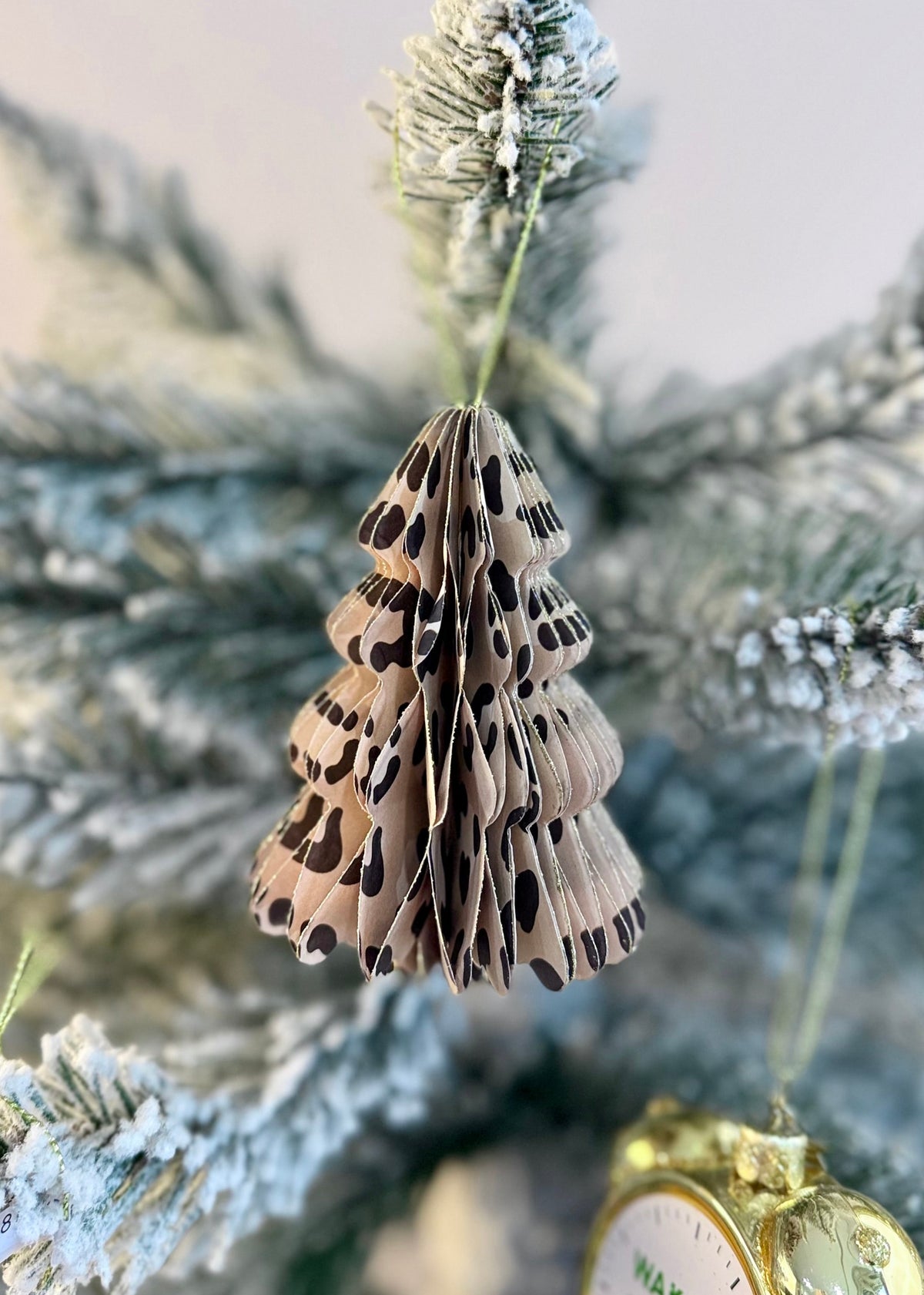 Christbaumanhänger Papier 'Tannenbaum Leo'