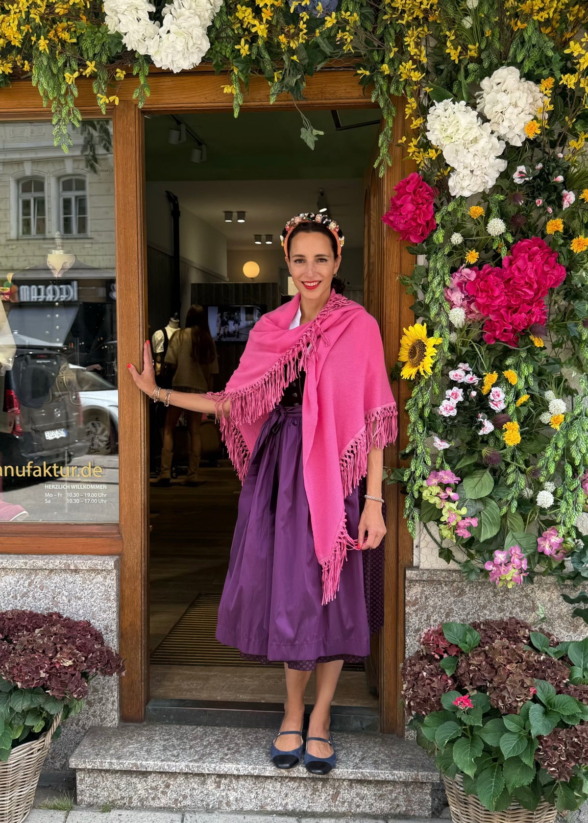 Fransenponcho Cashmere