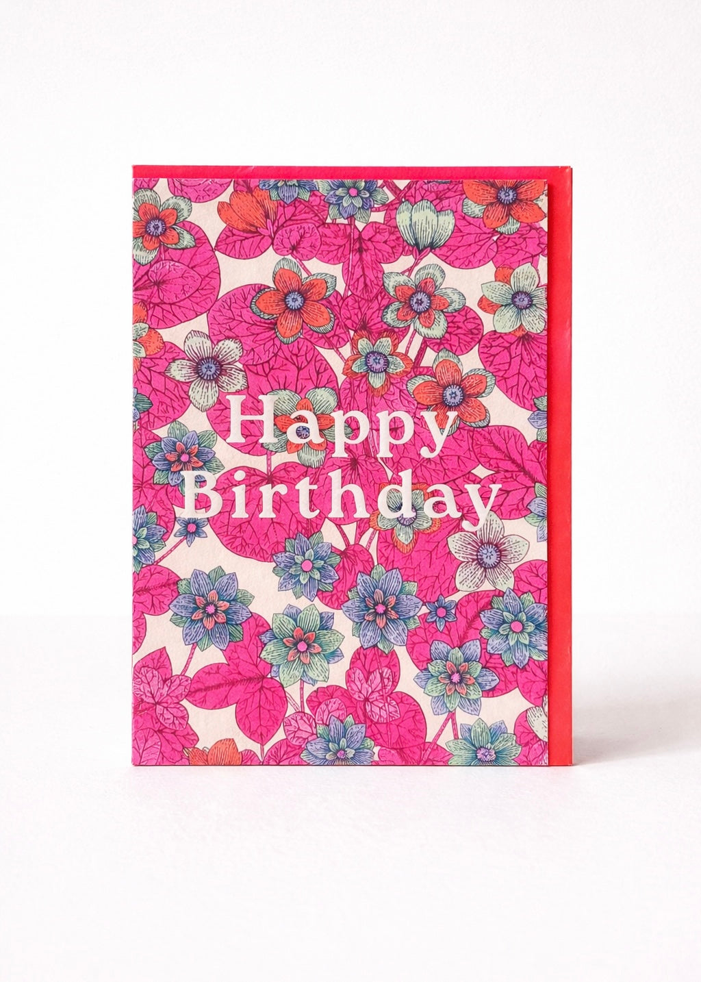 Karte 'Happy Birthday' Flower
