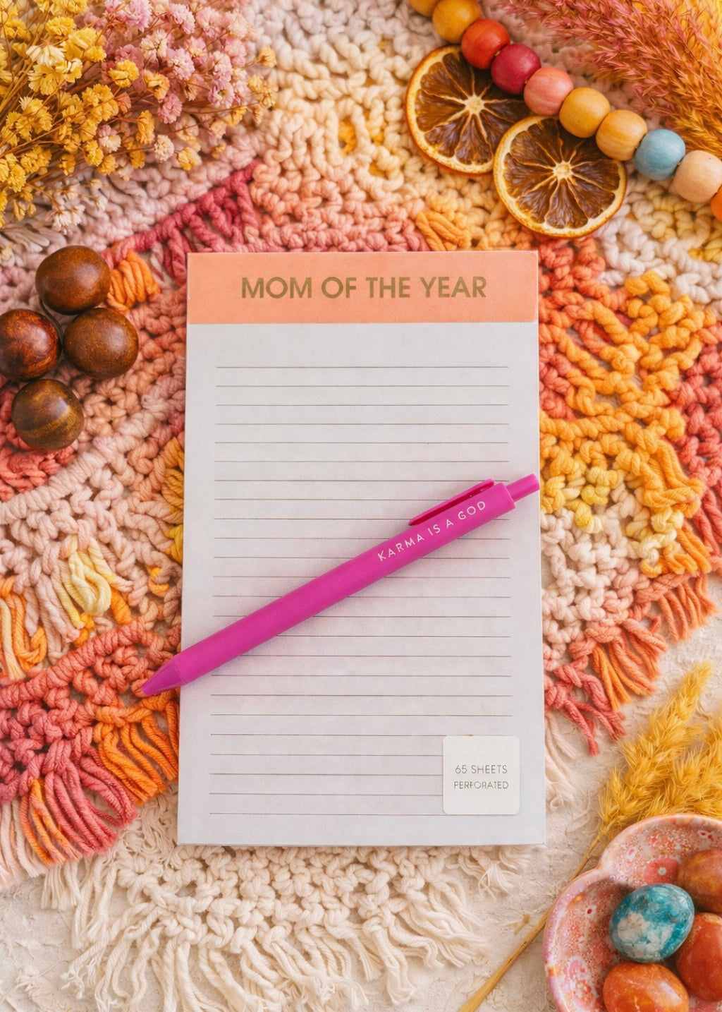 Notizblock 'Mom of the year'