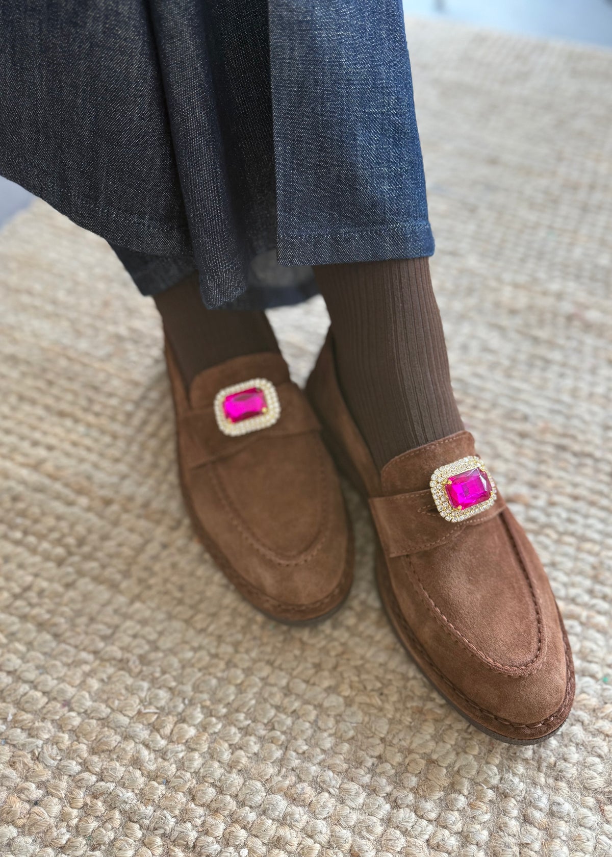 Schuhclip &#39;Solitaire&#39; Pink