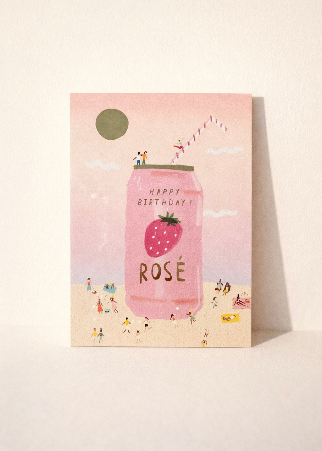 Karte 'Happy Birthday' Rosé