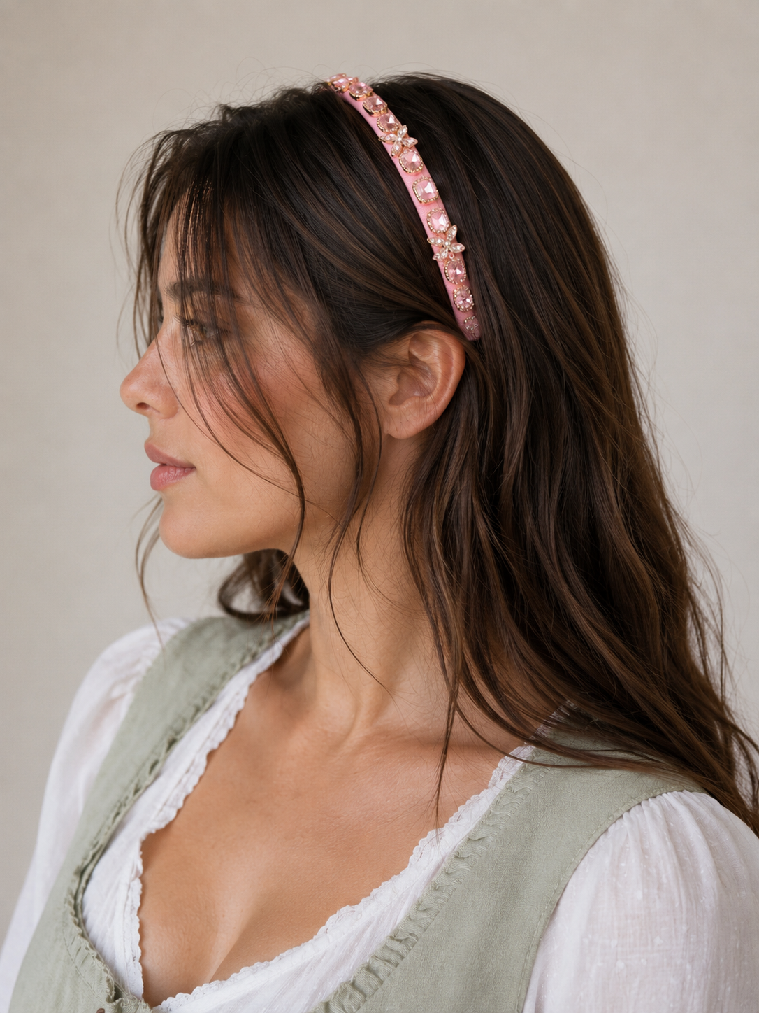 Haarreif 'Rosa'