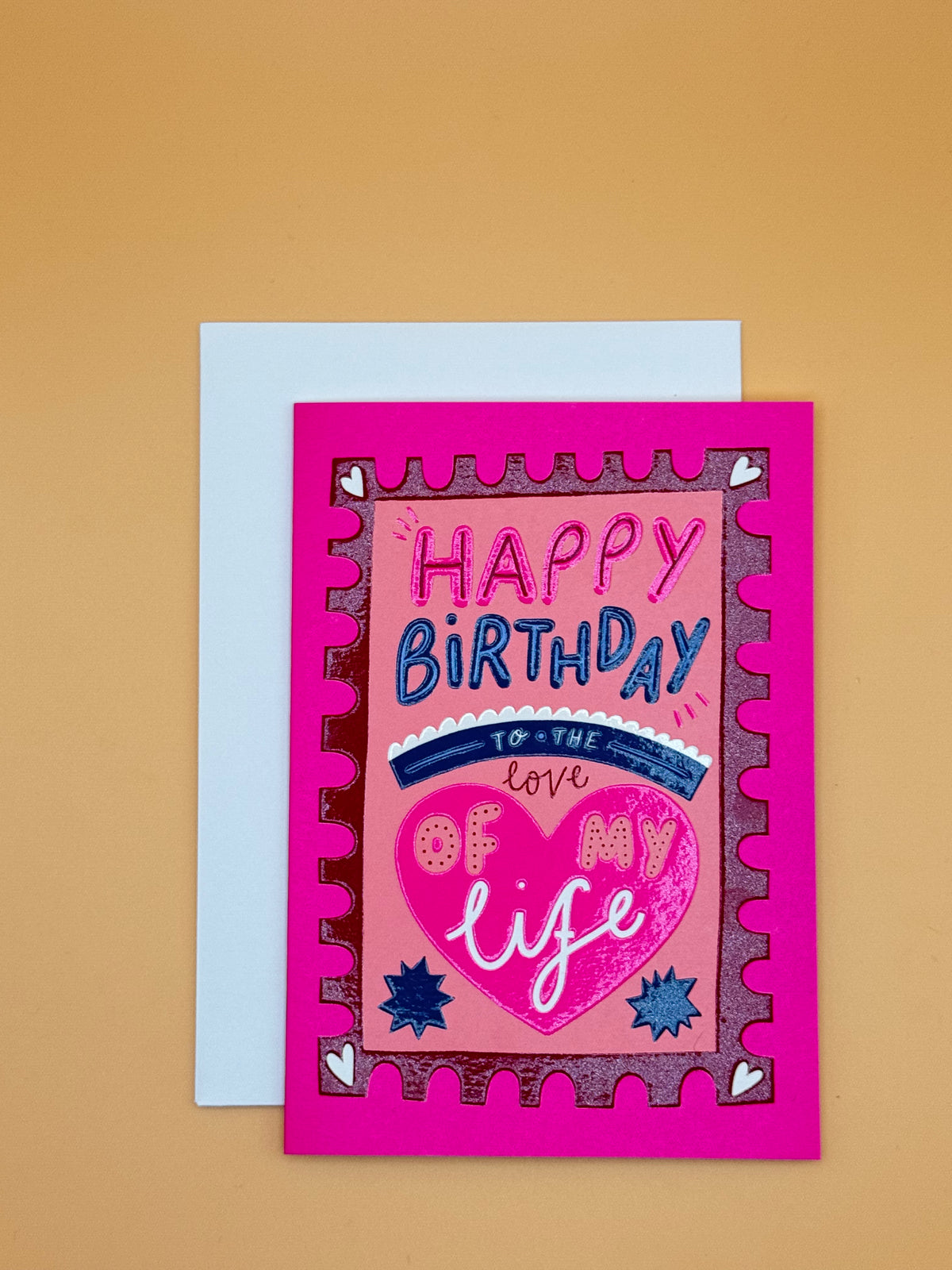 Karte Happy Birthday &#39;Love&#39;