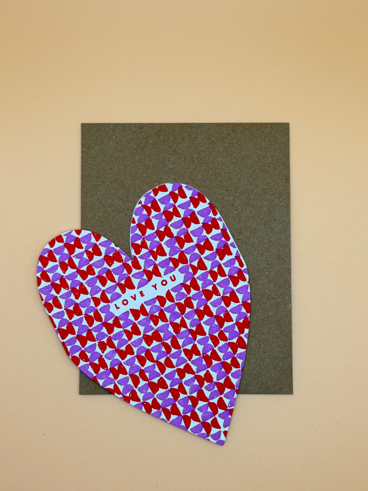 Karte Herz &#39;Love You&#39;