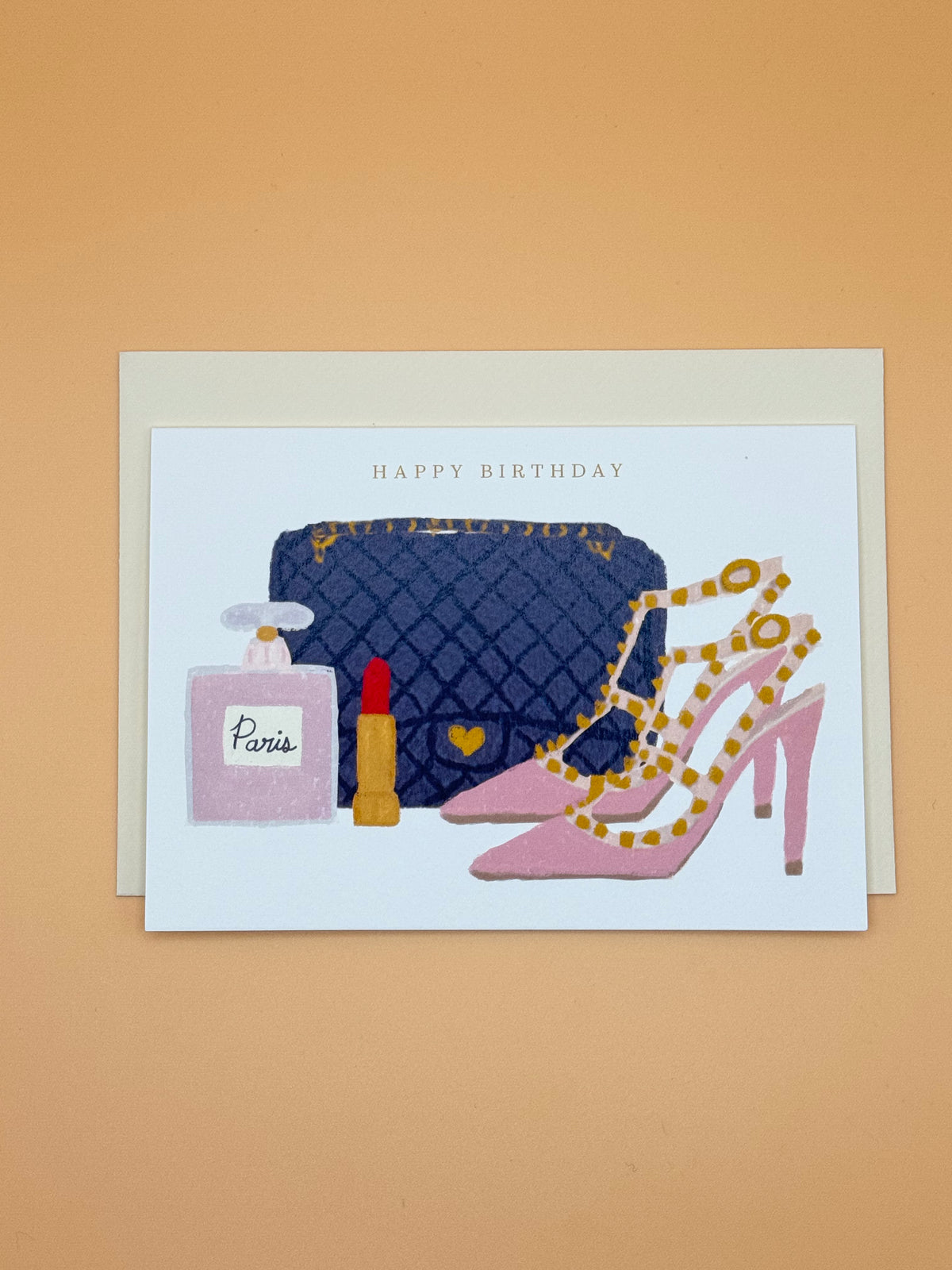 Karte &#39;Happy Birthday&#39; Paris