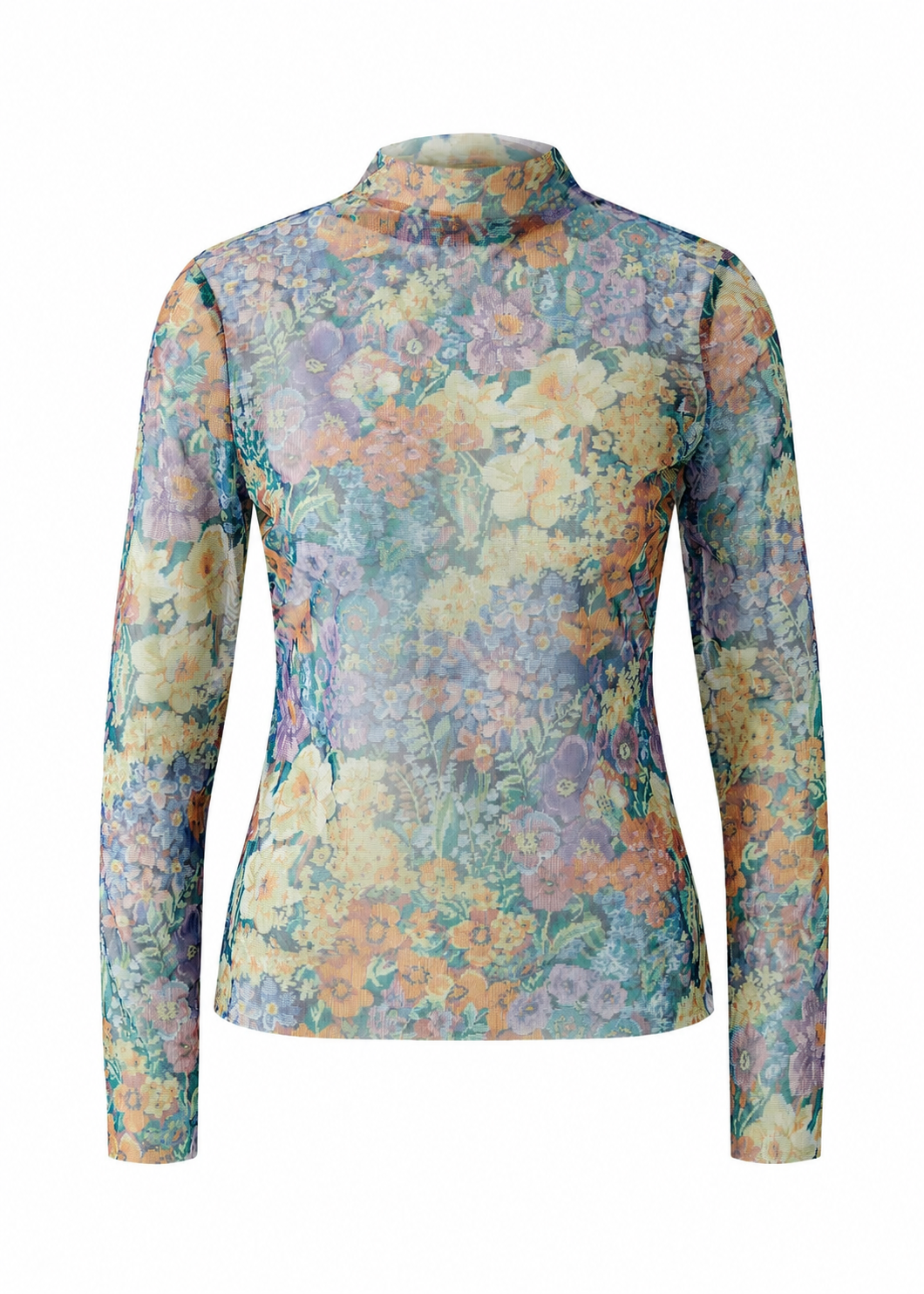 Langarmshirt 'Blumen'