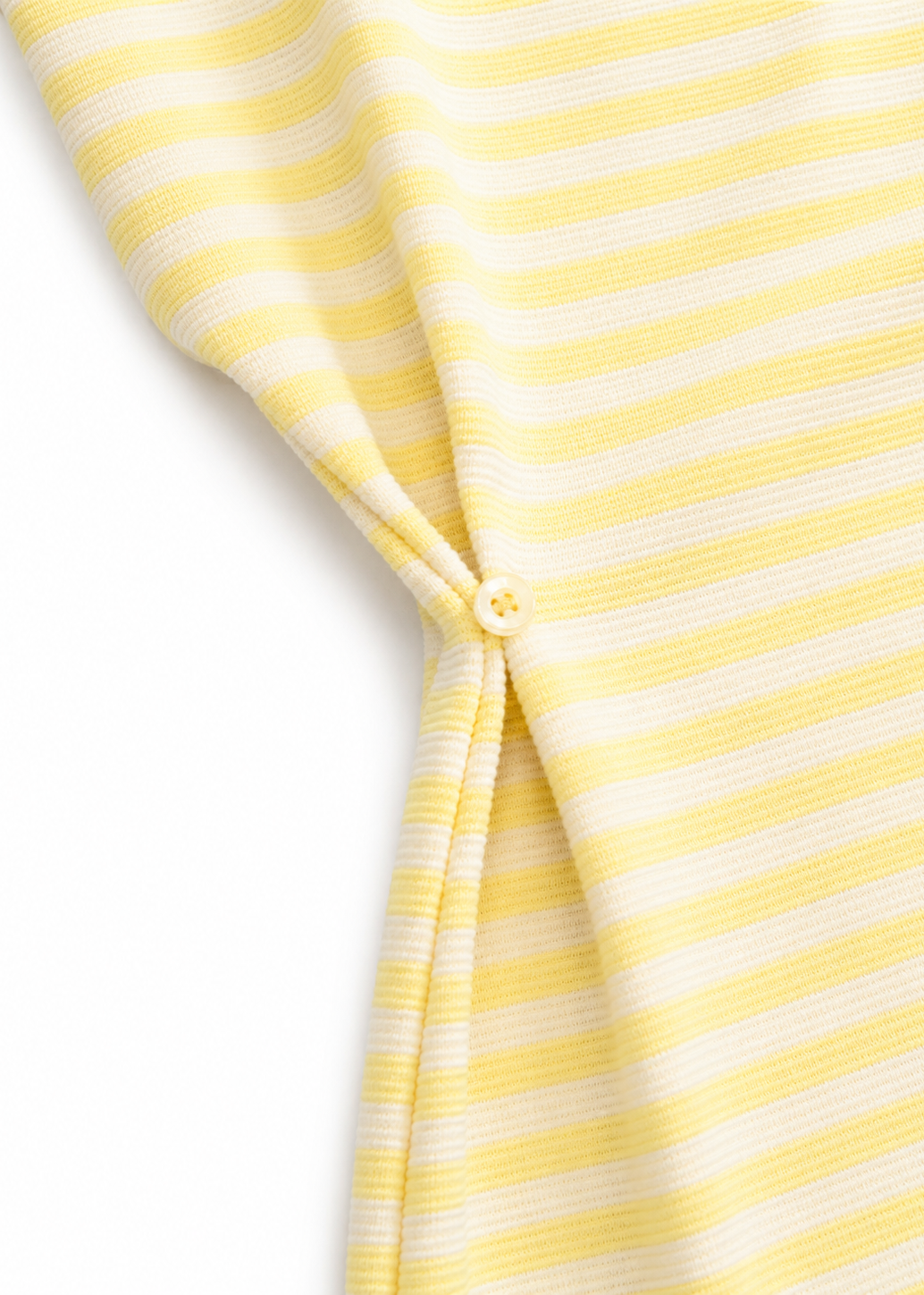 Kleid mit Streifen 'Gelb'