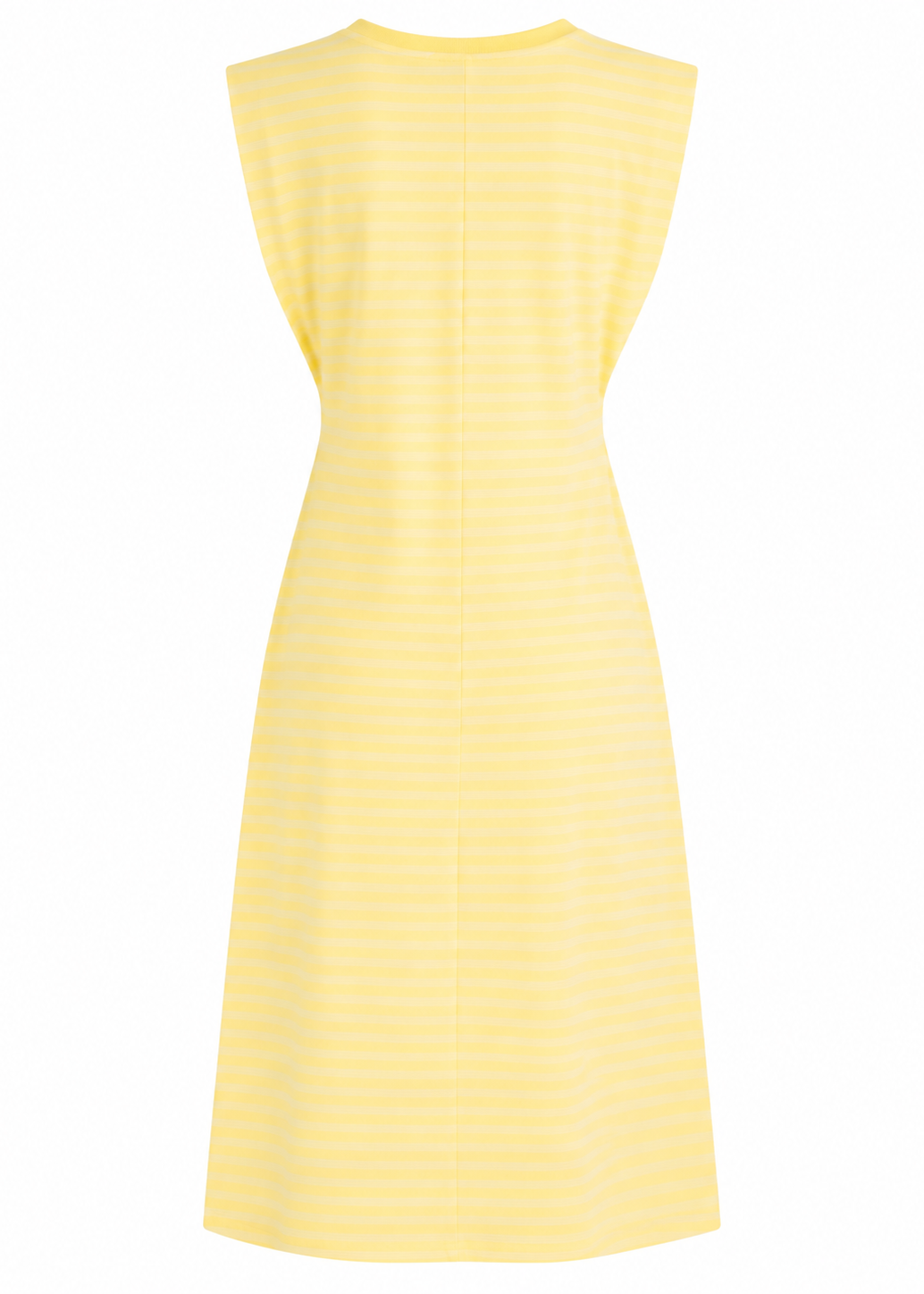 Kleid mit Streifen 'Gelb'