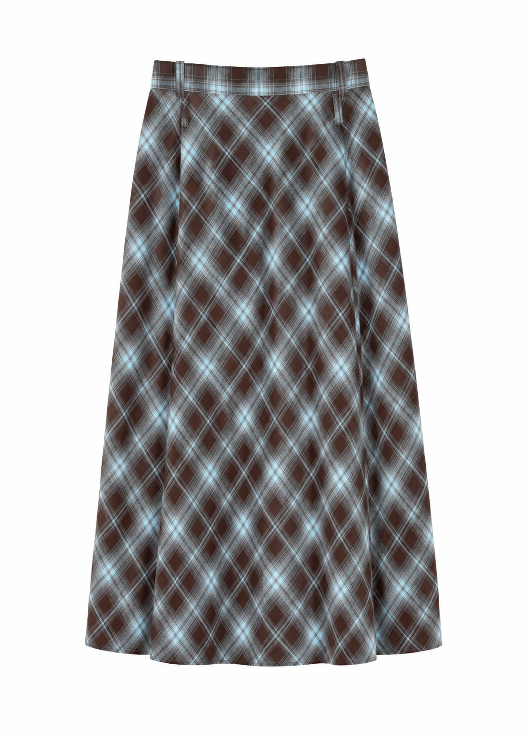 Midi-Rock Flanell 'Karo'