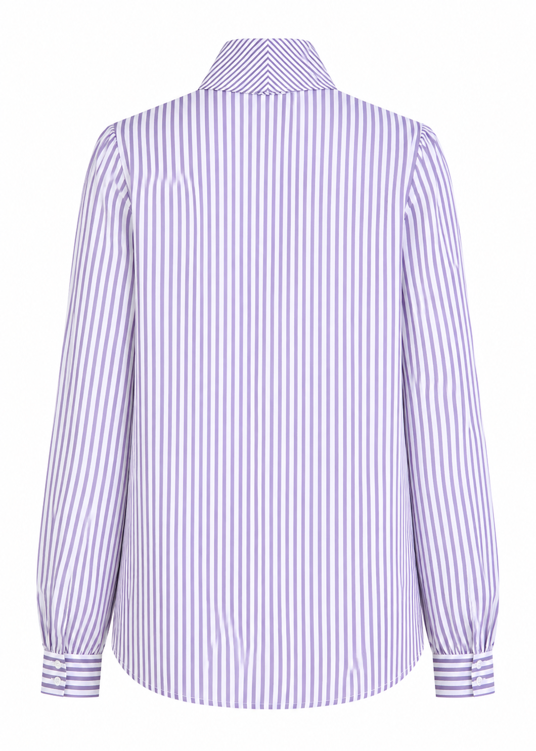 Schluppenbluse Gestreift 'Lila'