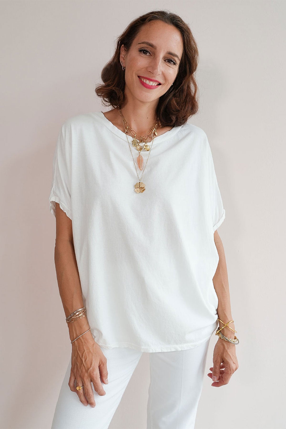 Oversized T-Shirt mit kurzem Arm