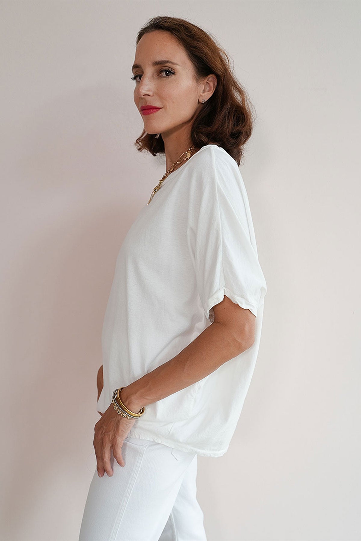 Oversized T-Shirt mit kurzem Arm