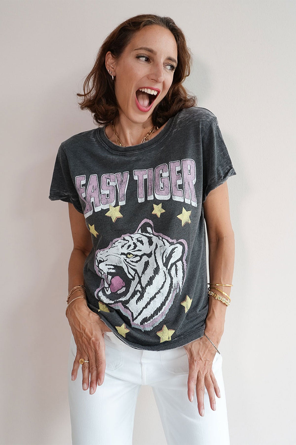 Vintage T-Shirt Tiger Print