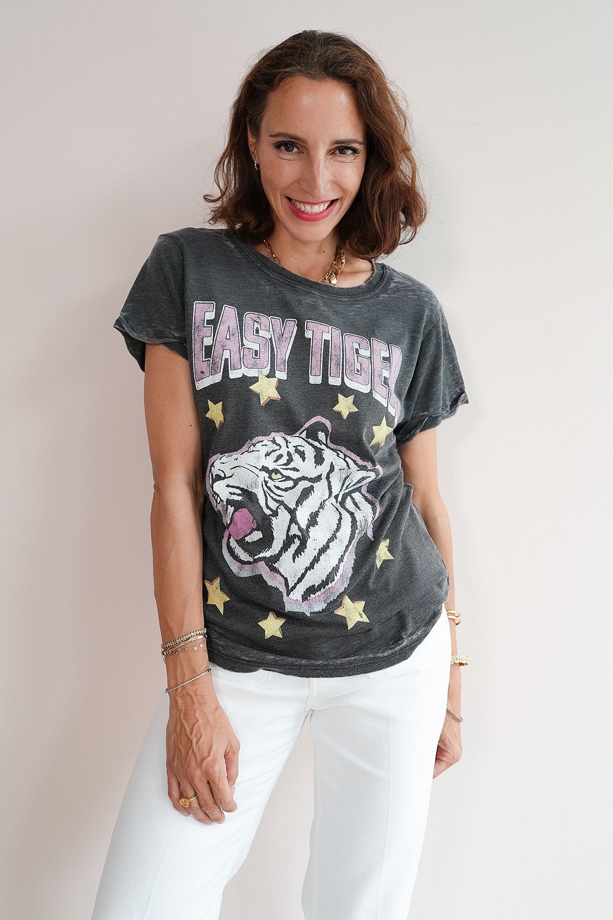 Vintage T-Shirt Tiger Print