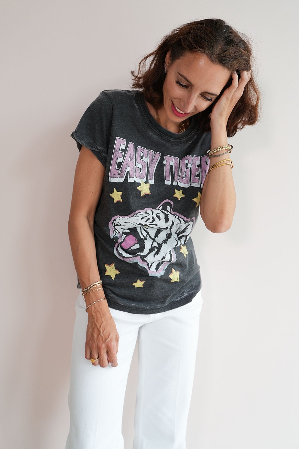 Vintage T-Shirt Tiger Print