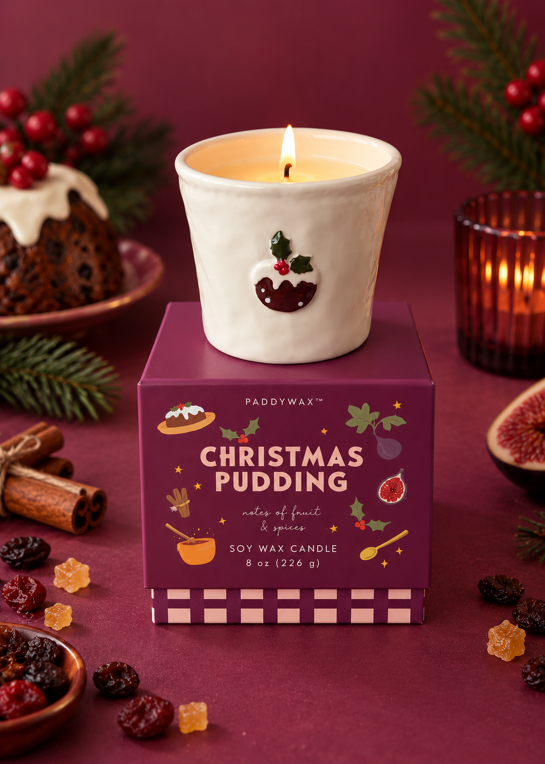 Duftkerze Christmas Pudding
