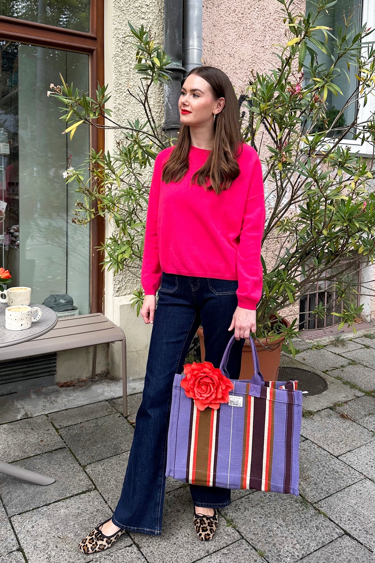 Cashmere Pulli &#39;Ginger&#39;, in Pink