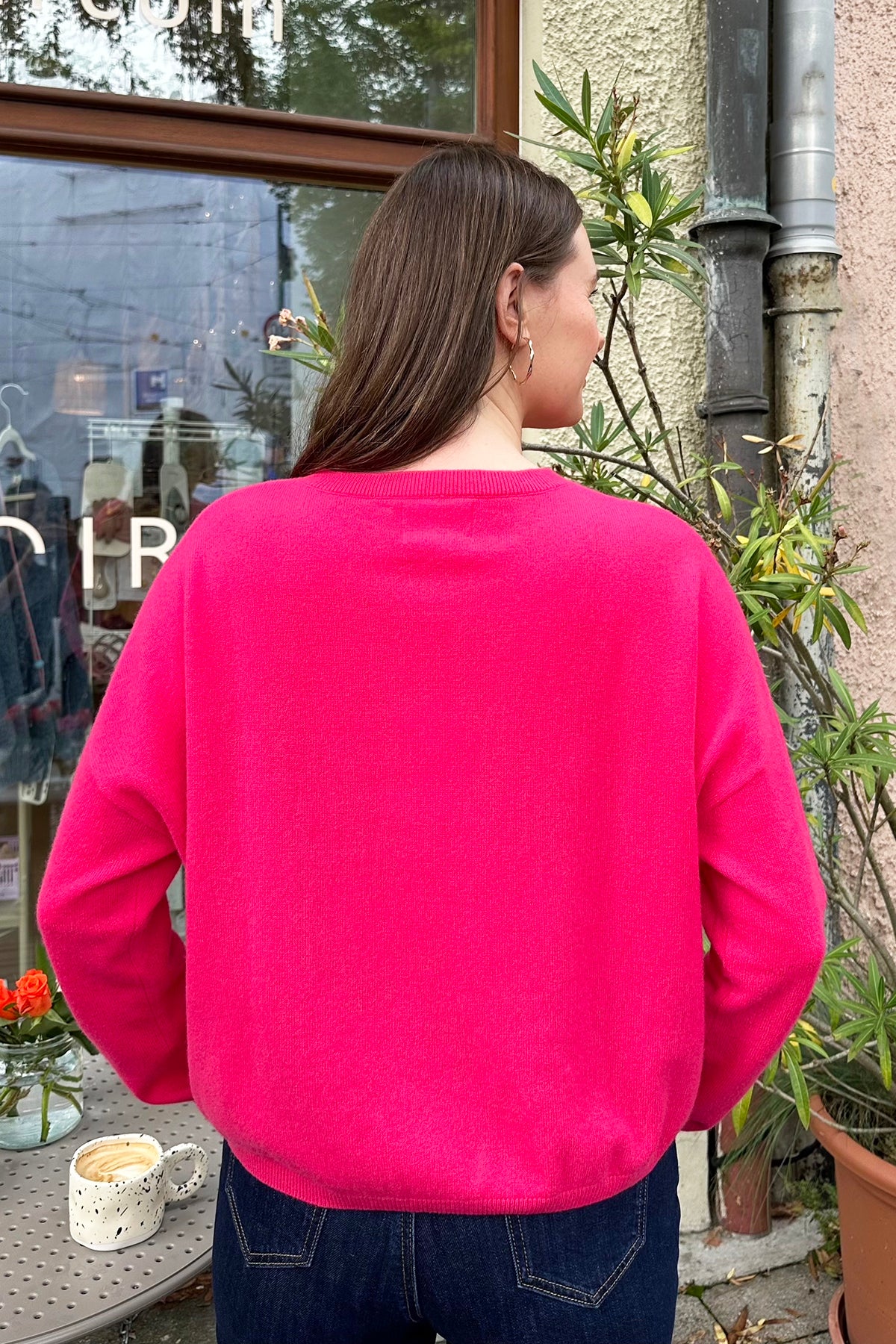 Cashmere Pulli &#39;Ginger&#39;, in Pink