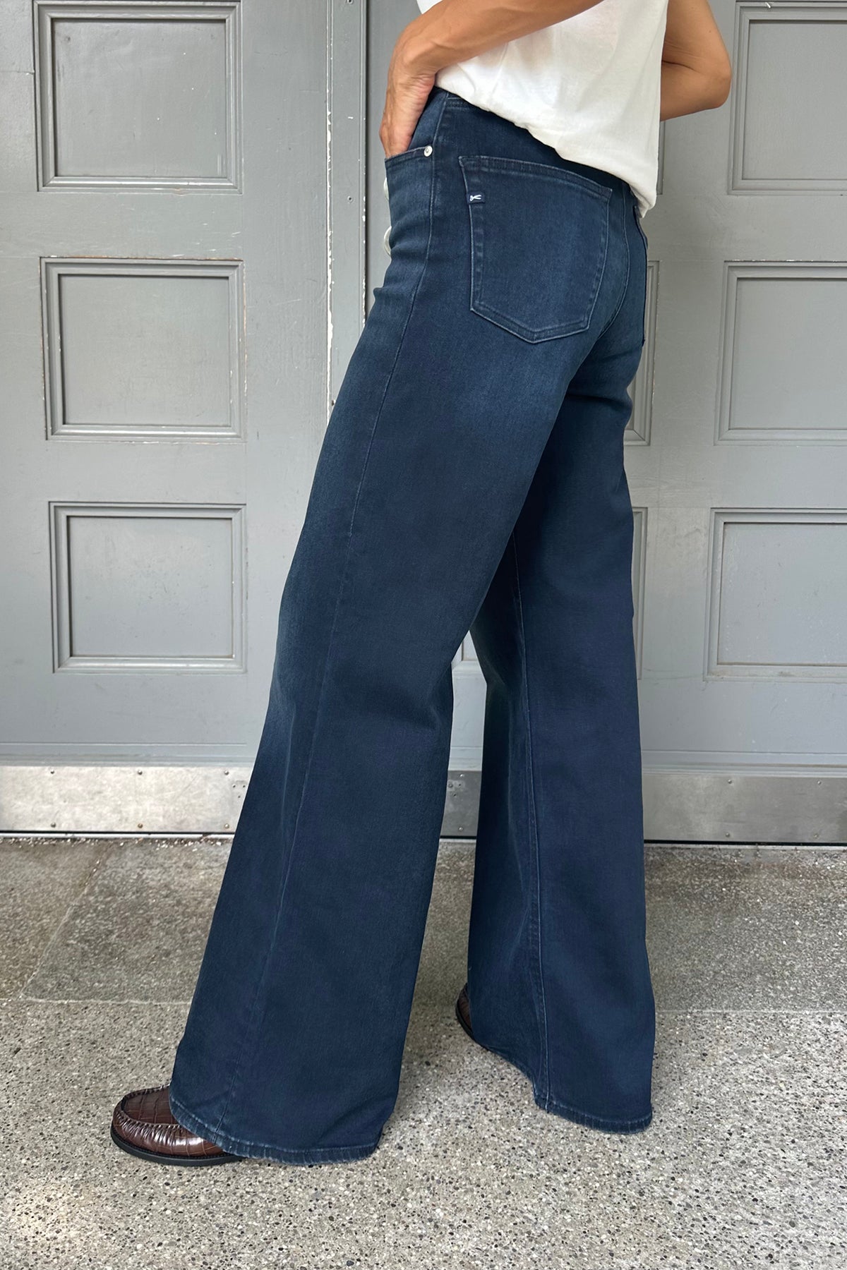 Jeans &#39;Miku TBB&#39; Wide-Fit Black-Blue