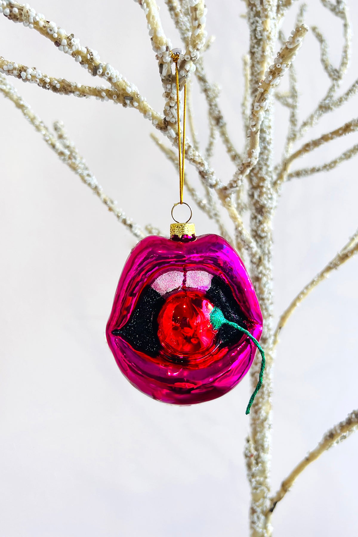 Christbaumanhänger Lips and Cherry