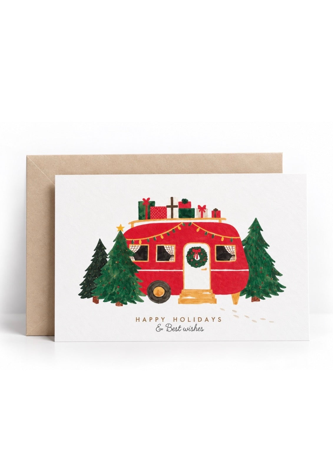 Karte 'X-Mas & Camper'
