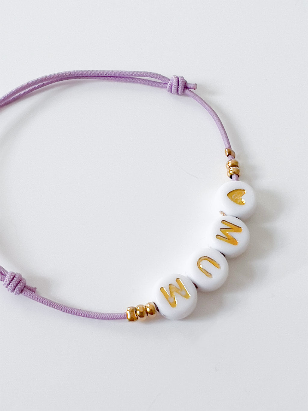 Armband Mum Flieder