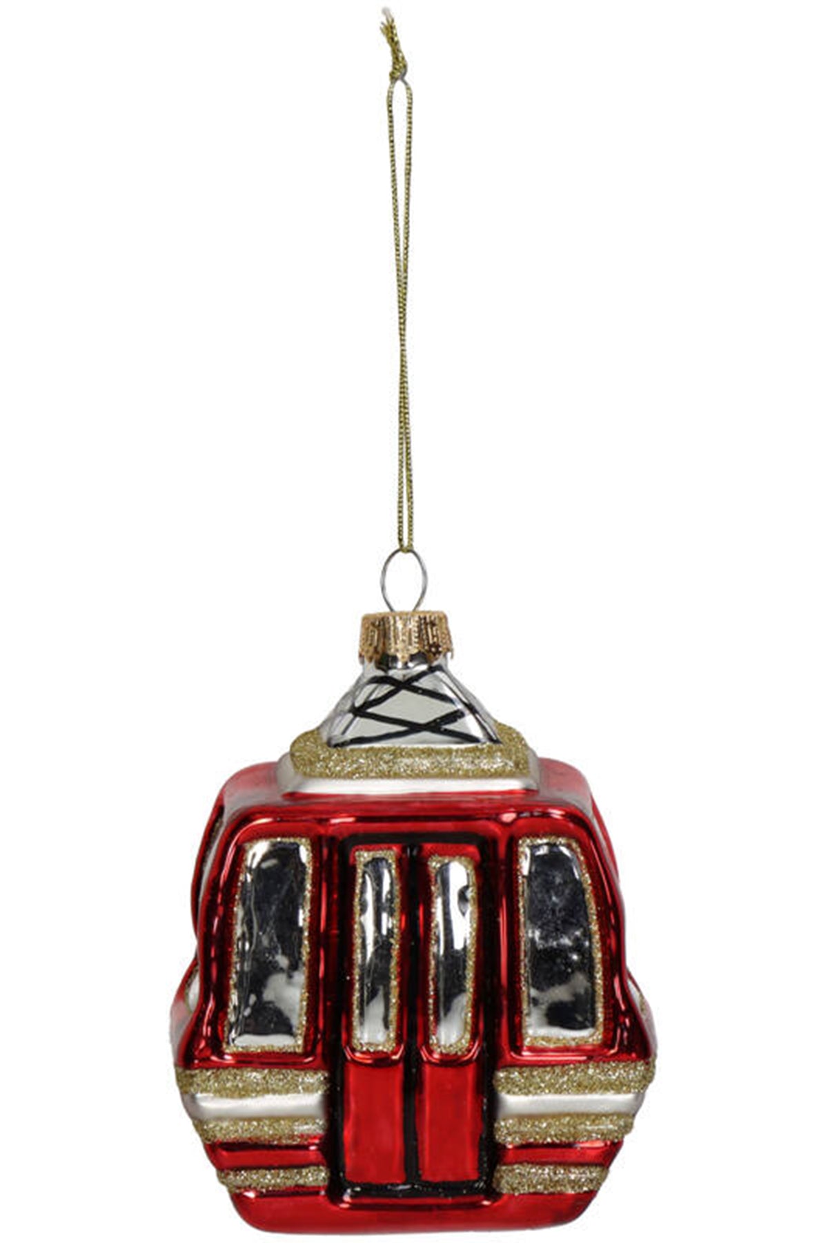 Christbaumanhänger Ski Gondel