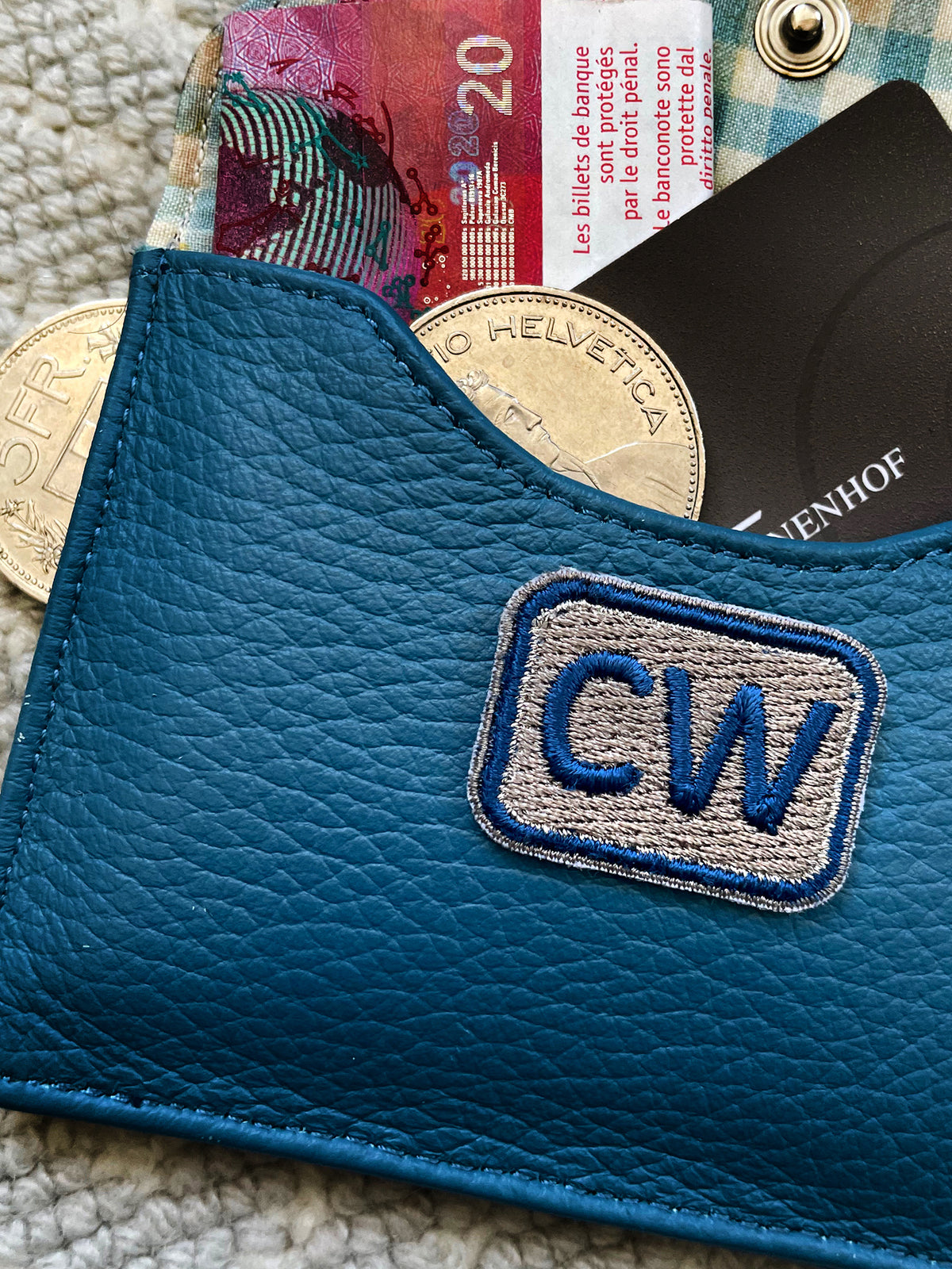Personalisiertes Label Patch Initialen