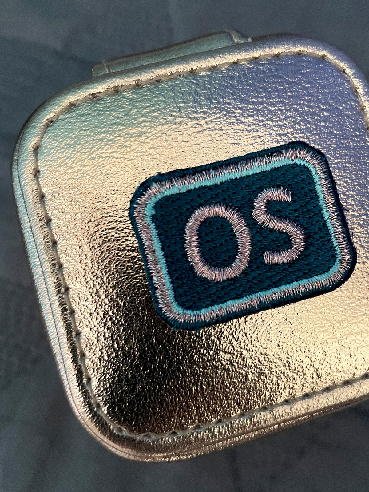 Personalisiertes Label Patch Initialen
