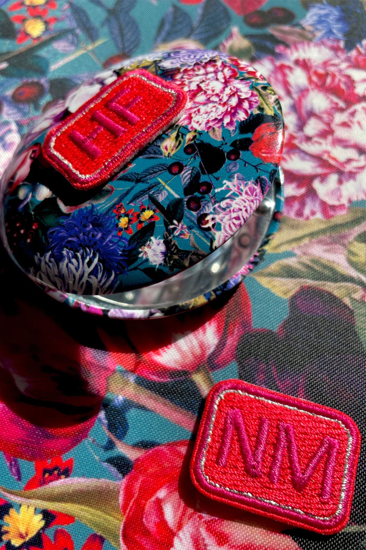Personalisiertes Label Patch Initialen