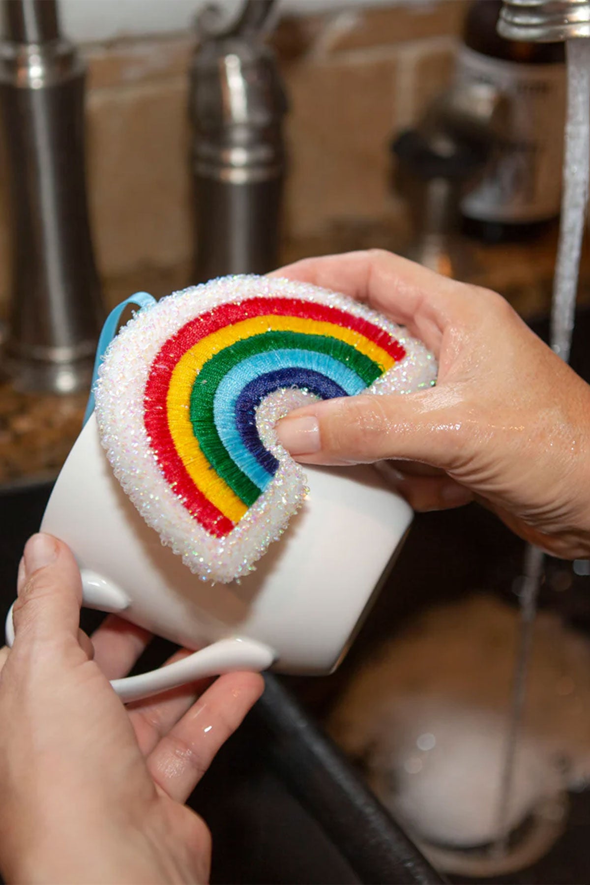 Spülschwamm Regenbogen