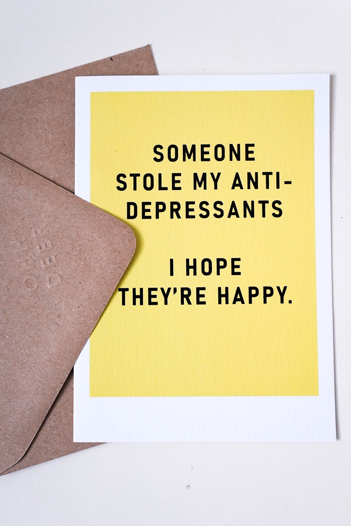 Grusskarte Anti-Depressants