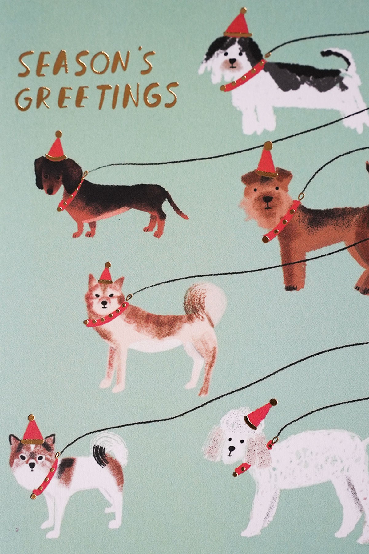 Weihnachtskarte Seasons Greetings
