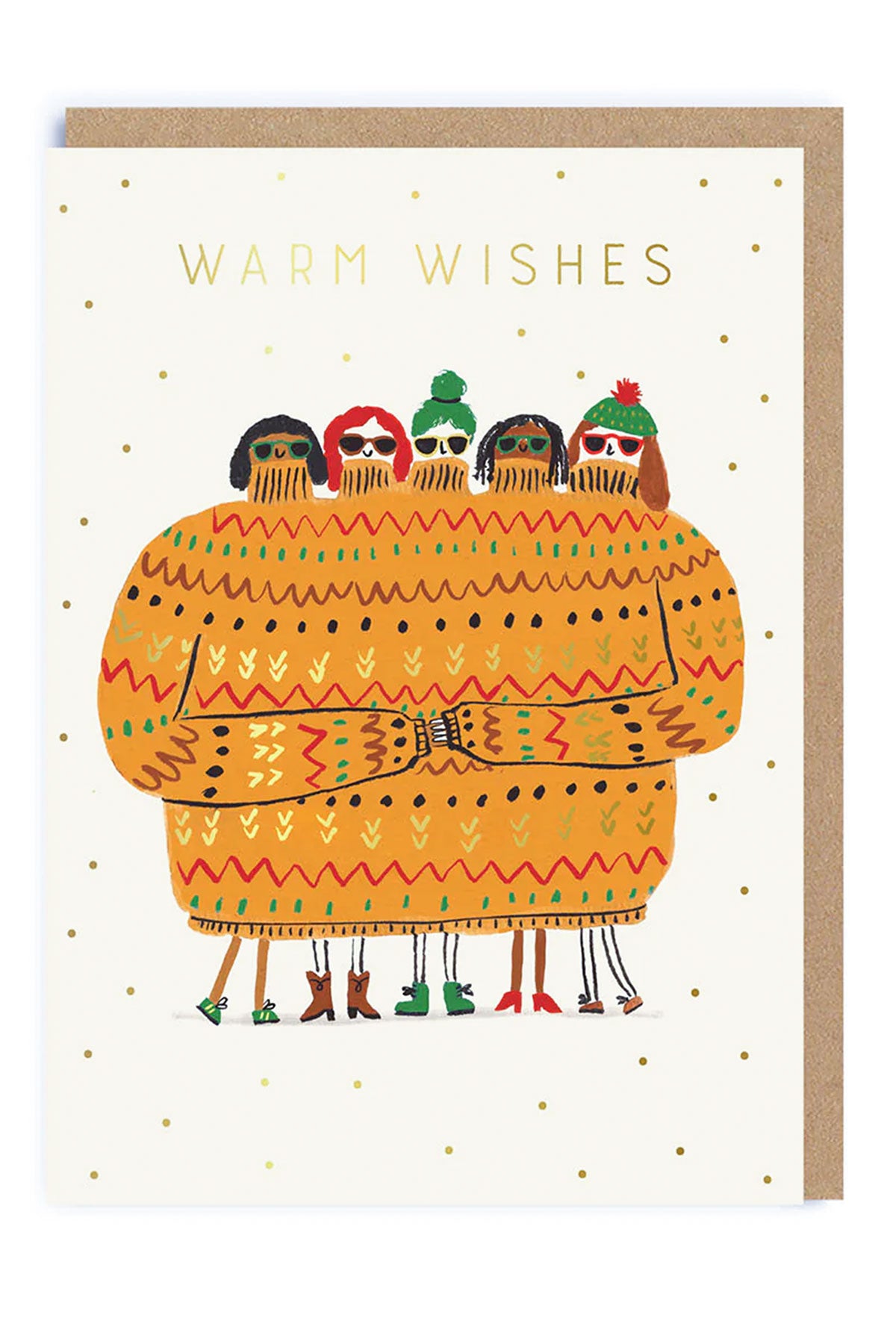 Weihnachtskarte Warm Wishes