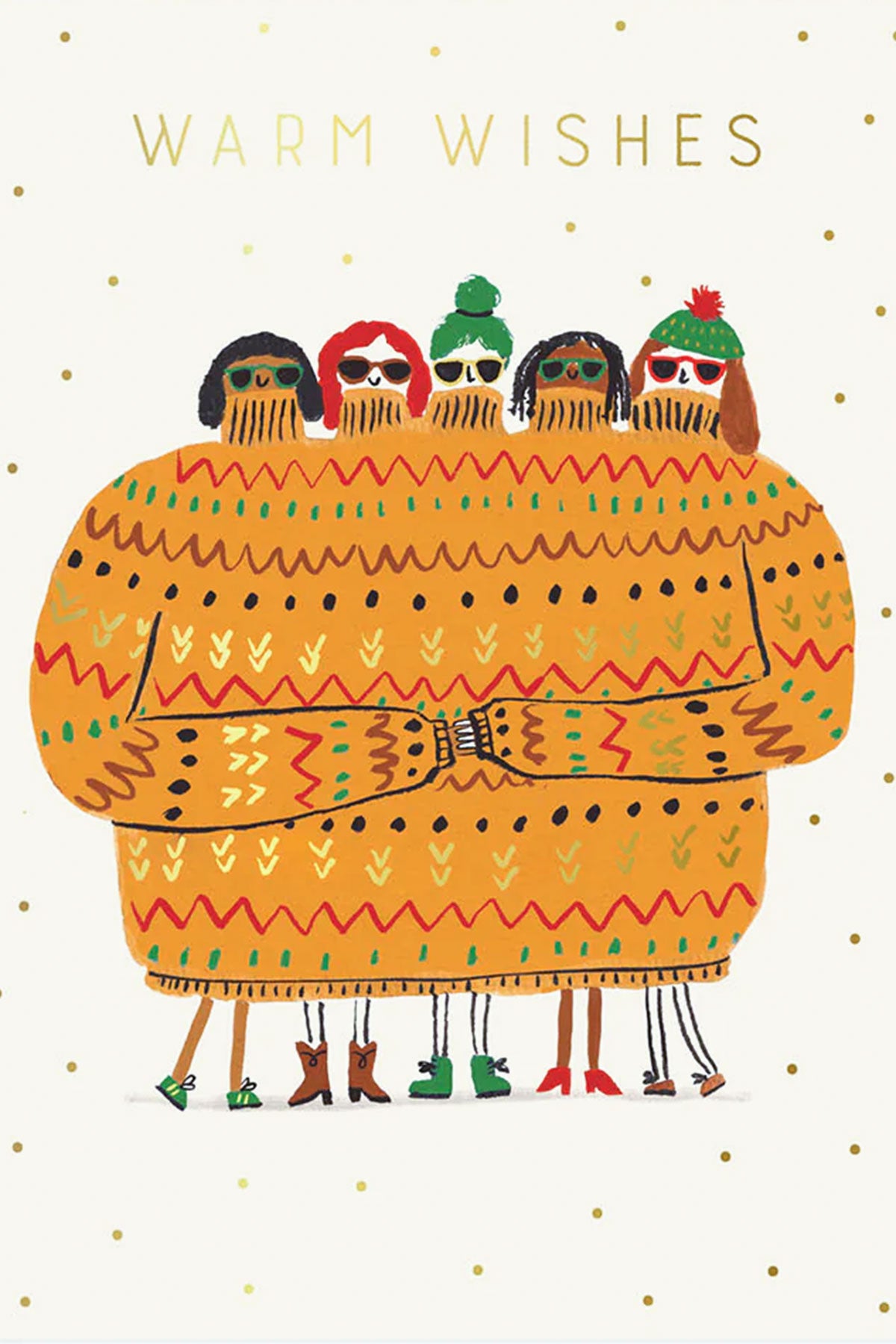 Weihnachtskarte Warm Wishes