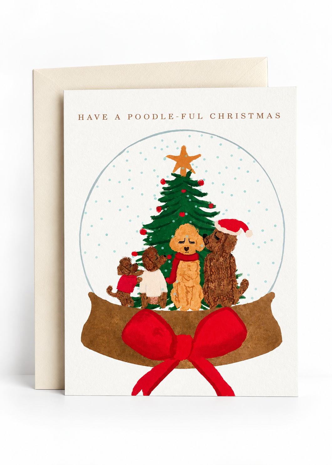 Karte 'Poodle-Ful Christmas'