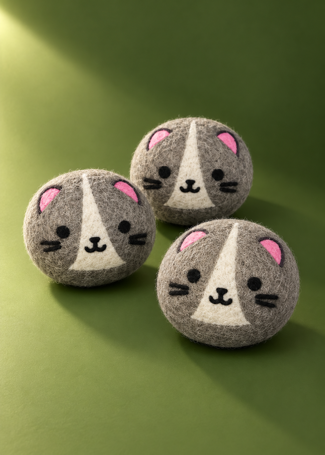 Trocknerbälle 'Katze'