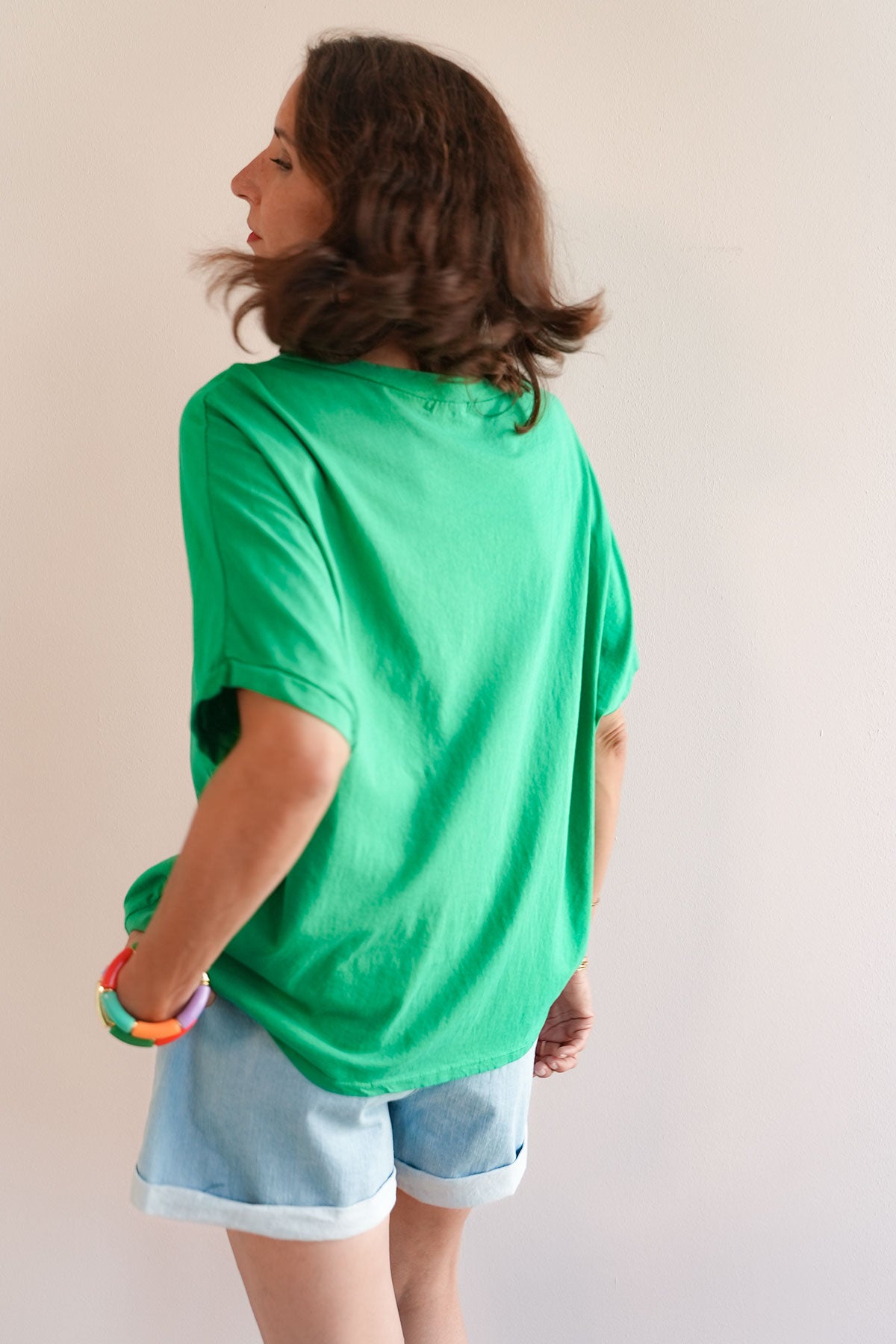 Oversized T-Shirt mit kurzem Arm