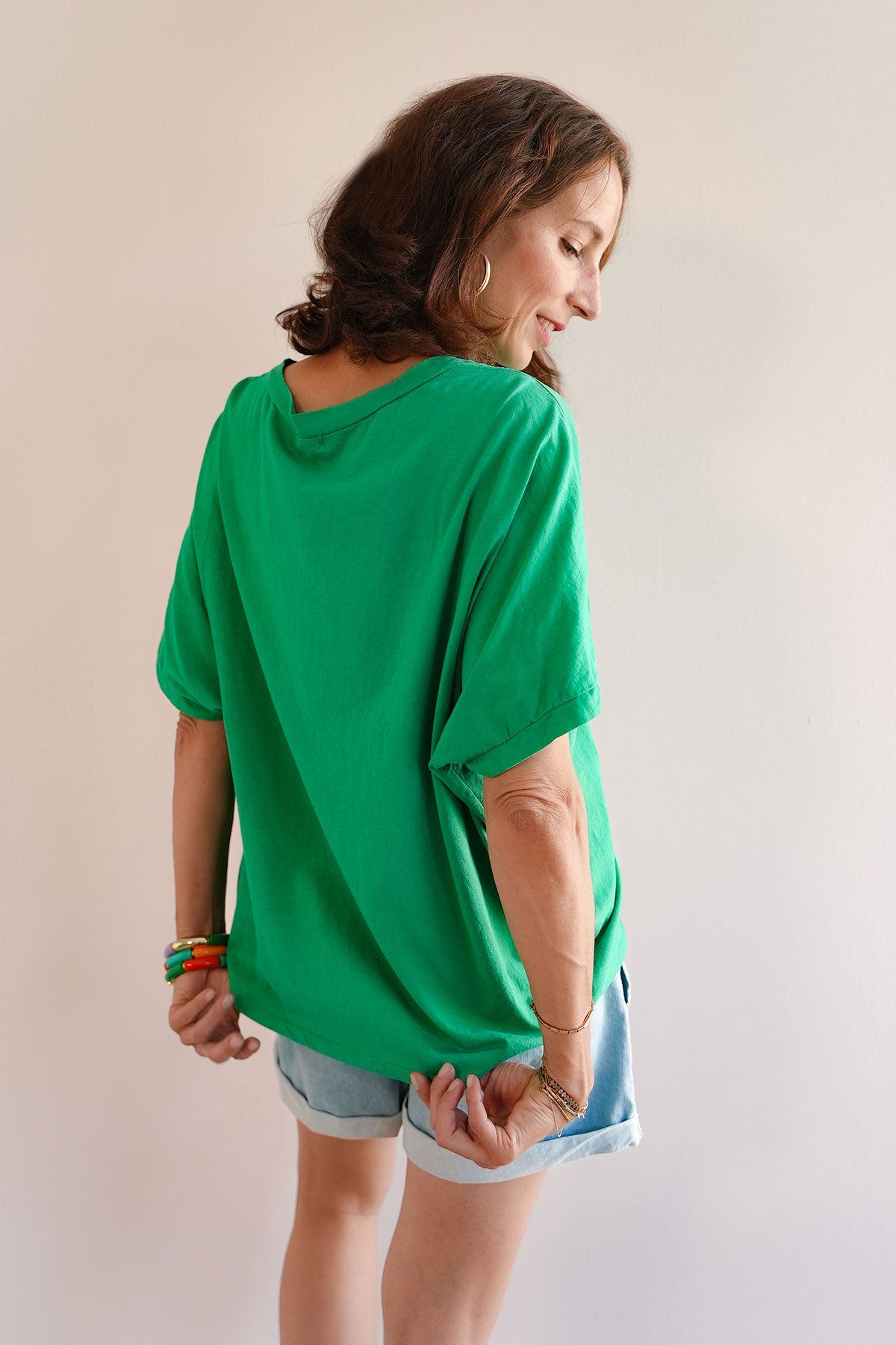 Oversized T-Shirt mit kurzem Arm