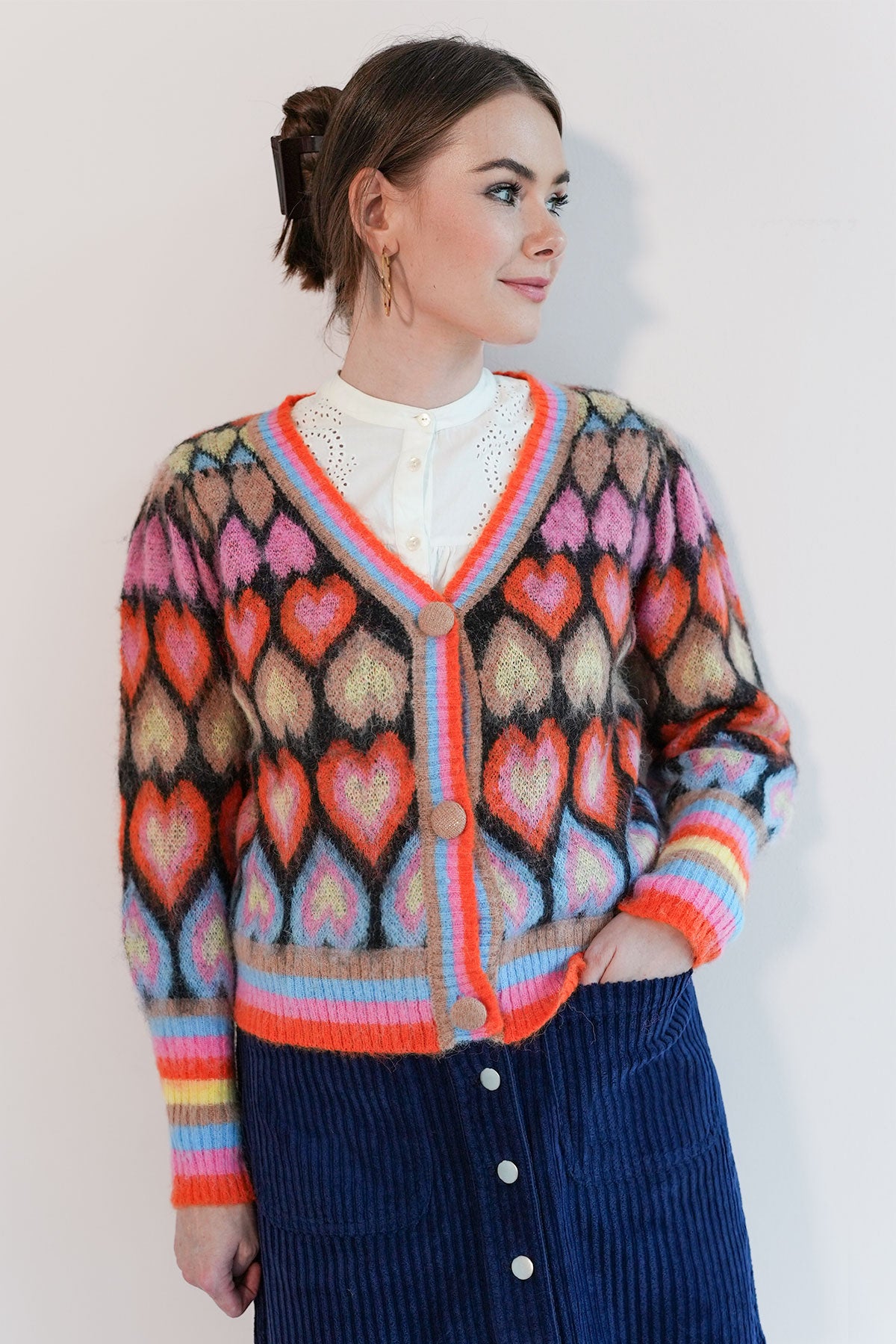 Love Jacquard Cardigan