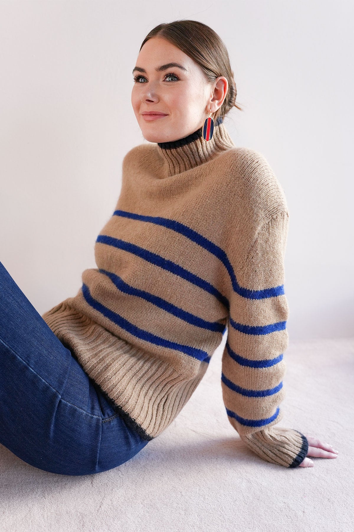 Strick-Trend Herbst 2023: gestreifte Pullover