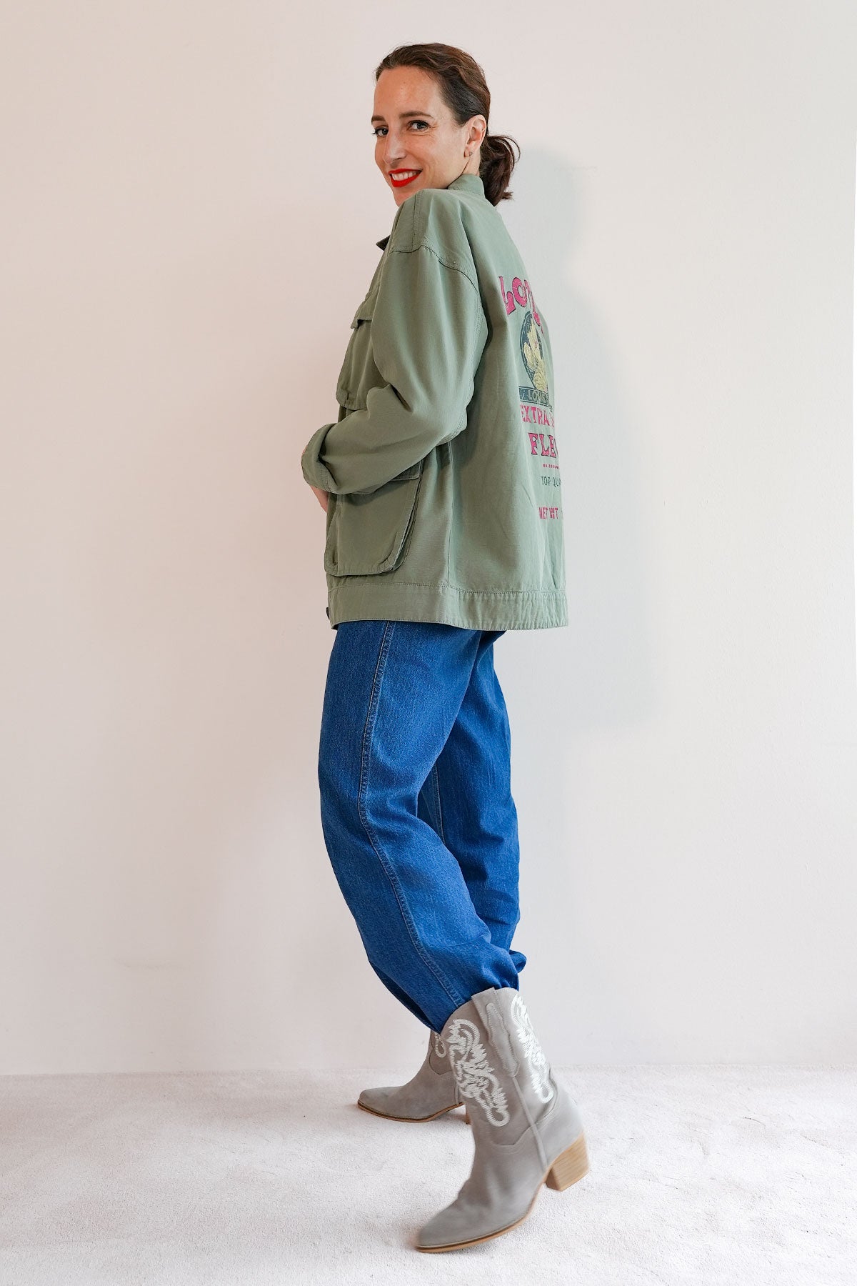Cargo Jacke im Military Style