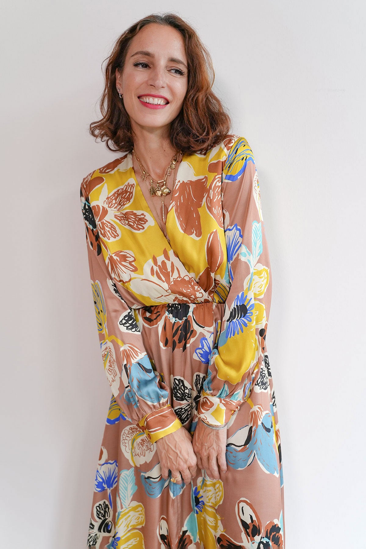 Maxi Kleid mit Cut-Out Detail